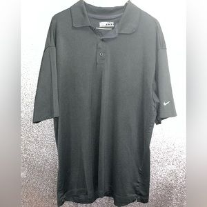 Nike Dri-fit Mens Golf Polo Black Size XL